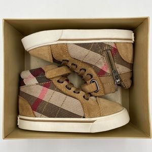 Toddler Burberry Sneaker House Check Shoes Size 21